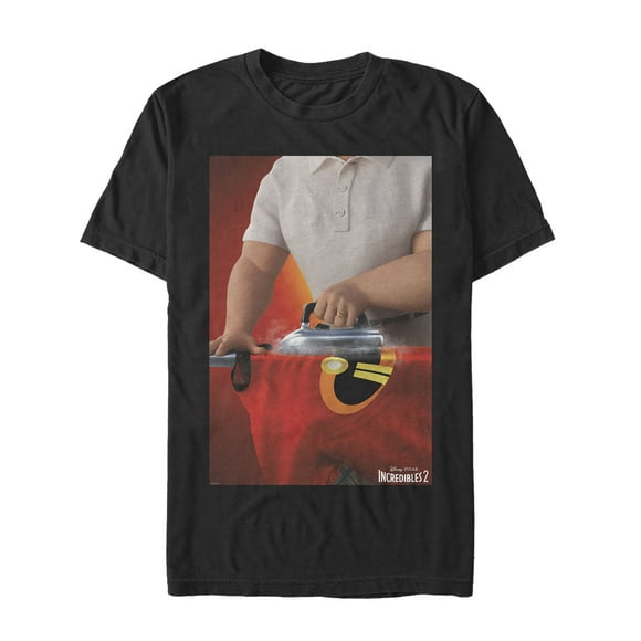 Men's The Incredibles 2 Costume Ironing  T-Shirt - Black - 3X Large