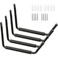 thumbnail image 1 of Heavy Duty Garage Storage System, Space Saver Tubular Steel Kayak Hook With Non-Slip Coating, Wall Mounted Rack For Canoes, Ladders, And More (4-Pack), 1 of 6