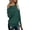 Green, variant on Women Casual Off-Shoulder Knit Long Sleeve Pullover Sweater Top