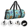 thumbnail image 5 of Fotbe Turtles And Sea Pattern Foldable Sports Gym Bag with Wet Dry Pocket, Ultralight Travel Bag, Large Capacity Duffel Bag, Splash Proof Carry on Bag, Overnight Bag, Weekender Bag, 5 of 8