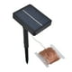 thumbnail image 2 of Cadena de luces de alambre de cobre, cadena de luces solares para exteriores, cadena de luces solares LED resistentes y duraderas, 2 of 12