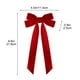 thumbnail image 3 of Velvet Bows For Christmas Tree Decorations Wreath Garland Velvet Bows With Twists Ties, 3 of 5