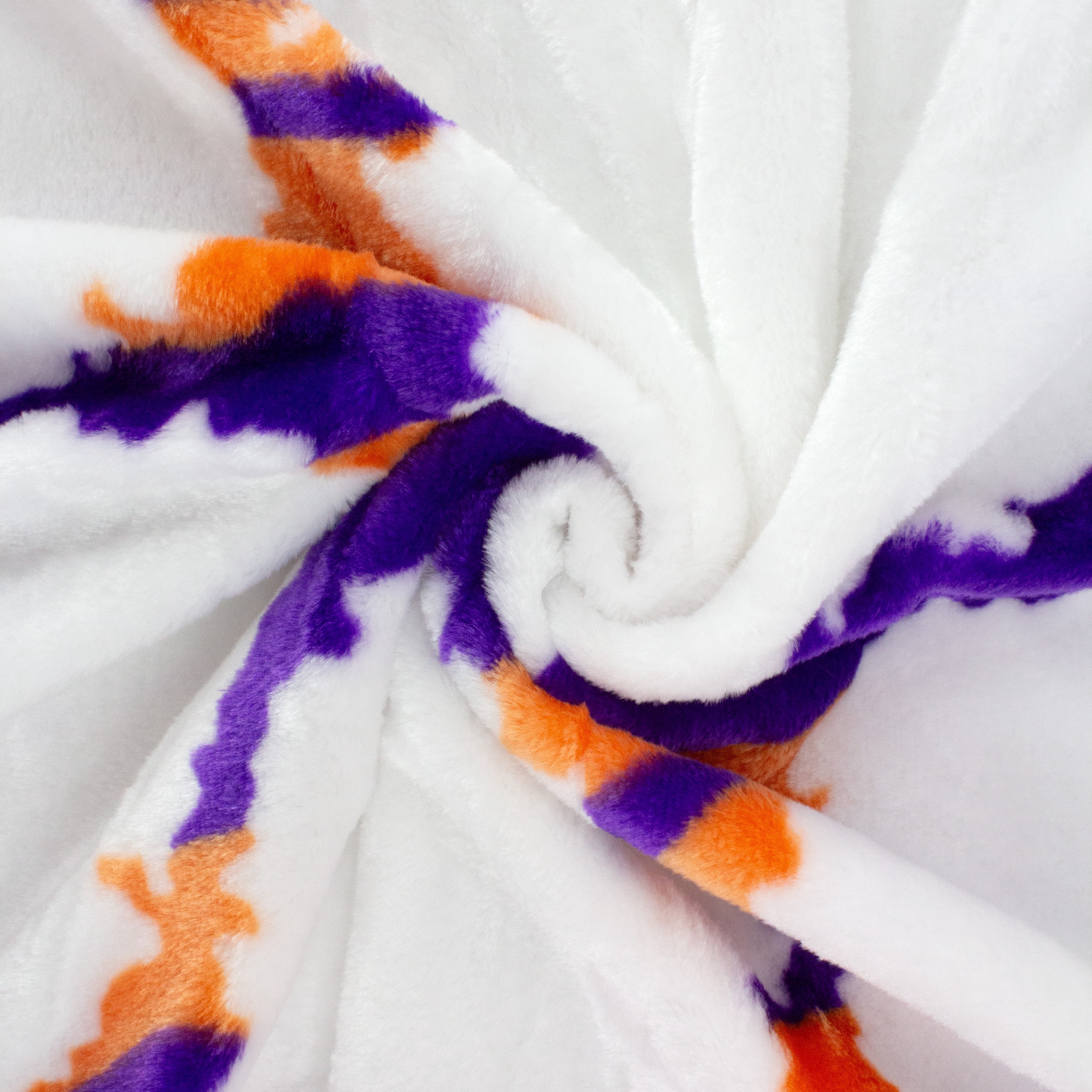 College Covers Everything Comfy Clemson Tigers Soft Raschel Throw Blanket, 60" x 50"