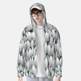 thumbnail image 2 of Sikiie golf balls Print Adult Sun Protection Hoodie, Long-sleeved Quick-drying Sun Protection Clothing, Suitable for Fishing, Swimming and Outdoor Activities-X-Large, 2 of 7