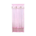 thumbnail image 2 of Doorway Mesh Curtain Screen with Double-Layer Lace, Summer Door Cover for Kitchen, Bedroom and Room Divider Decor, 79 x 40 Inch, 2 of 6
