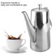 thumbnail image 3 of Tetera De Acero Inoxidable Espesada De 2L, Elegante Hervidor De Agua Para Té Y Café Para Restaurante En Casa #2, 3 of 7