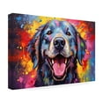 thumbnail image 4 of Canvas Wall Art - Ray Heere 'Happy Dog 2' Wall Art for Living Room, Bedroom, or Office Décor by Trademark Fine Art - 19 x 12 Inches, 4 of 4