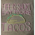 thumbnail image 4 of Glowneon Eat More Tacos Neon Sign, Restaurant Wall Decor Signboard, 4 of 4