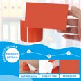thumbnail image 3 of Uxcell Rectangular Color Coding Labels Rectangle Colored Labels Sticker Moving Stickers Label Tags Red, 3 of 7