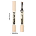 thumbnail image 3 of Fiudx Crema para Cejas, Diseño de Doble Cabezal Dos En Uno, Maquillaje Resistente Al Agua y Duradero, Cejas Finas Simuladas, Rutina de Belleza Diaria, para Amantes Del Maquillaje, Tamaño Compacto de, 3 of 3