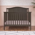 thumbnail image 3 of Child Craft Hampton Arch Top Crib and Changing Table Nursery Set, 4-in-1 Convertible, Dapper Gray, 2-Piece, 3 of 8