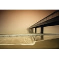 thumbnail image 2 of Ivanova Z. 18x13 White Modern Wood Framed Museum Art Print Titled - Misty Bridge, 2 of 4