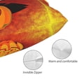 thumbnail image 3 of Honeii Halloween Pumpkin Print Pillow Cases,Plush Throw Pillow Covers,Decorative Pillowcase for Sofa, Couch, Living Room-20"x30", 3 of 6