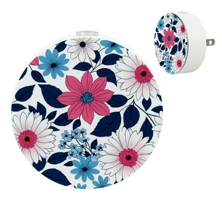 

YZUOUZY Night Lights Plug into Wall Small Lamp Small Lamps Set of 2 Flower Windmill Jasmine Rhododendron