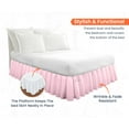 thumbnail image 2 of SGI Bedding 18 Inch Ruffled Bed Skirt | Microfiber Bed Skirt | Fade Resistant, Wrinkle Free, Anti-static, Decorative, Extra Storage Space, Clutter-Free |Twin, Pink, 2 of 8