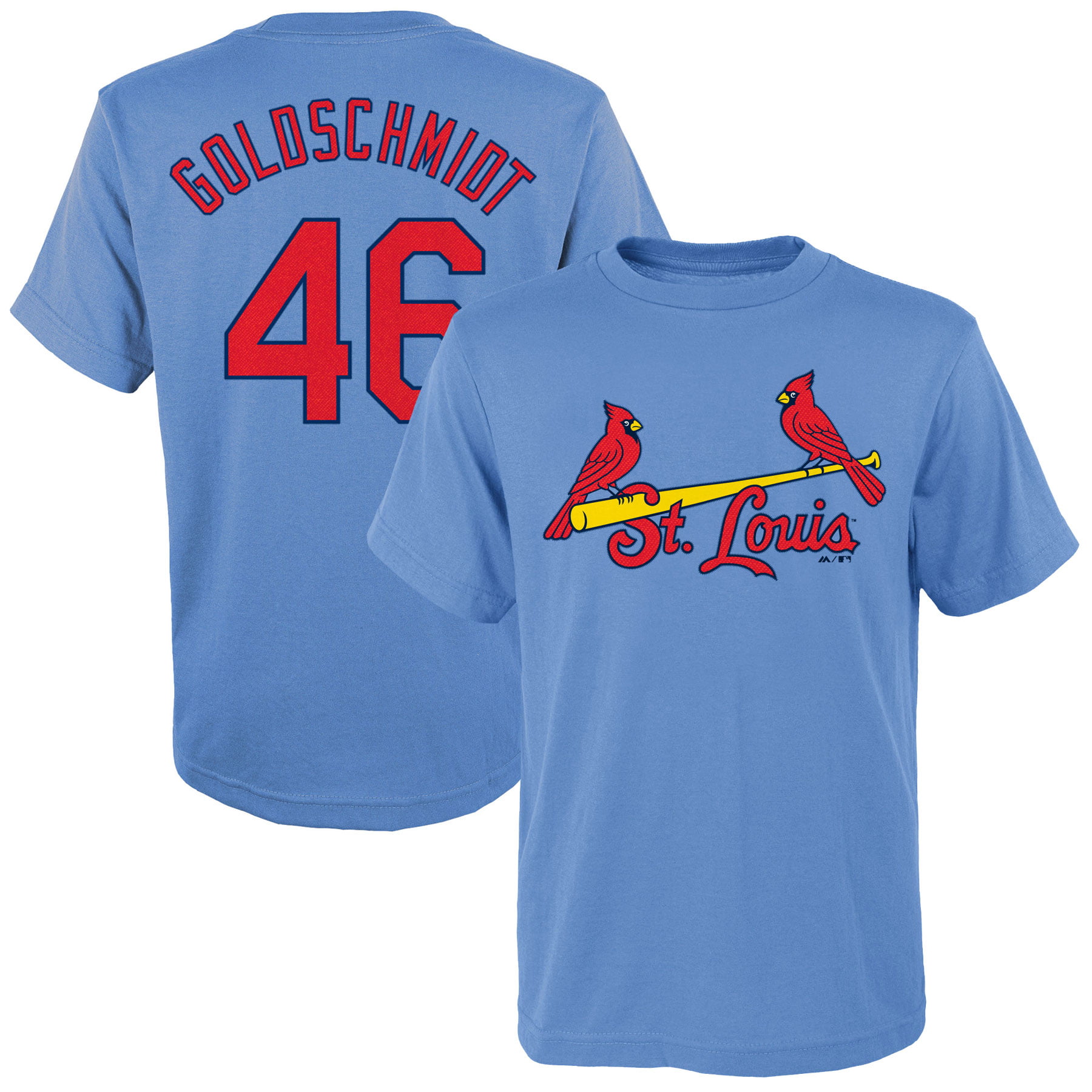 Majestic - Paul Goldschmidt St. Louis Cardinals Majestic Youth Name & Number T-Shirt - Horizon ...