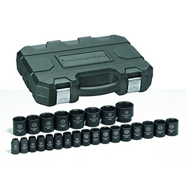 GEARWRENCH 84933N 1/2" Drive Metric Impact Socket Set (25 Piece)
