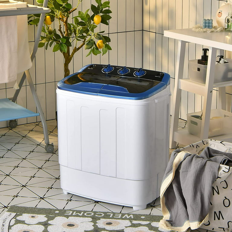Portable Waher and Dryer, 17.6 lbs Mini Small Washing Machine Combor,  Compact Twin Tub Laundry Washer Machine for Apartments, - AliExpress