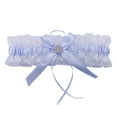 thumbnail image 3 of Elegant Wedding Garter for Bride with Lace Rhinestones - Bridal Accessory for, 3 of 3
