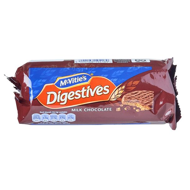 McVities Milk Chocolate Digestives 266g (Pack of 6)
