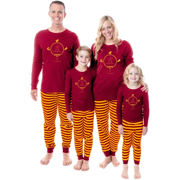 Harry Potter Sorted Wizarding World Tight Fit Family Pajama Set
