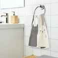 thumbnail image 3 of Yayeee 100% Cotton Hand Towels for Bathroom 16" x 28" Kitchen Towel, Beige Cute Cats, 3 of 7