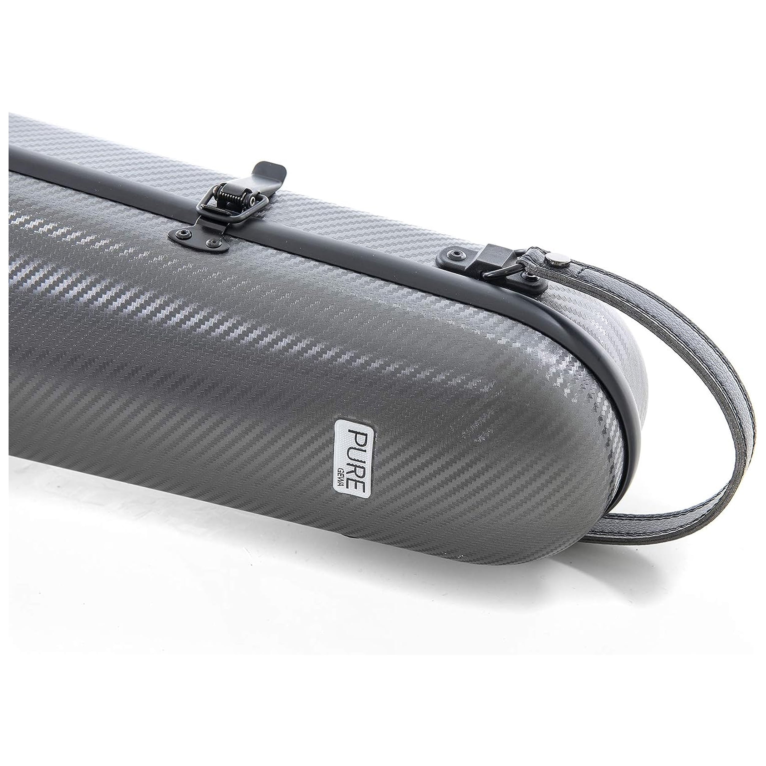 GEWA PURE 1.8 Shaped Violin Case w/ Polycarbonate Shell - Grey/Black