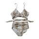 thumbnail image 3 of Conjuntos de bikinis para mujer con estilo Conjunto de bikini estampado sin mangas Traje de baño Push-Up Traje de baño acolchado Traje de baño Ropa de playa OAVQHLG3B Store lin121212, 3 of 3