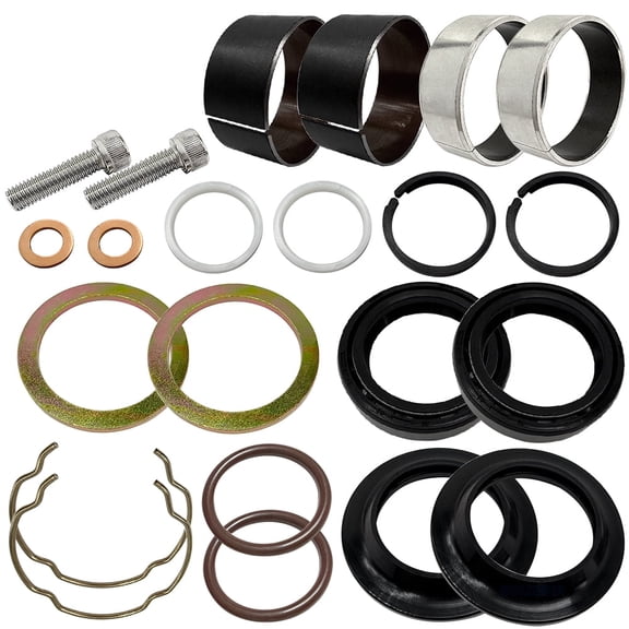 39mm Front Fork Bushing Dust Oil Seals Rebuild Kit For 1990-2013 XL883 XL1200 Sportster 883 1200 For 1991-2005 FXD Dyna
