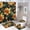 Yellow Flower 1, variant on Bathroom Rugs Sets 4 Piece with Shower Curtain, Autumn Botanicals Pattern Printed on Modern Shower Curtains for Bathroom Set, Great for Master Bath Beach House Modern Home, 72 x 72 inches