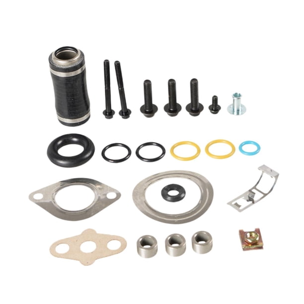 Juego de juntas para enfriador de aceite. Reemplazo rápido. Juego de enfriador de aceite mejorado para motor V8 de 6.0L. Negro
