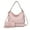 Blush, variant on MKF Collection Blake Vegan Leather Women's Shoulder Bag & Wristlet Wallet 2 pcs, Classy Hobo Purse Handbag by Mia K - Charcoal Gray