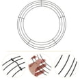 thumbnail image 3 of 2 Pcs Couronne Forme Ronde Support de Fond Anneau de Couronne Cercle pour Décoration, 3 of 9