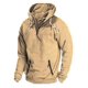 thumbnail image 3 of Ceisia Men's All Gift Seasons Casual Solid Color Round Neck Long Sleeve Hoodie - Comfortable Daily Outdoor Wear, 3 of 6