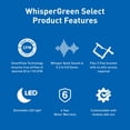 thumbnail image 2 of Ventilador de escape de techo Panasonic WhisperGreen Select de doble velocidad con luz LED, personalizable, de 30 a 110 CFM, FV-0511VKSL3, 2 of 9