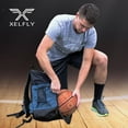 Xelfly Basketball Backpack with Ball Compartment Sports Equipment Bag