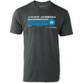 thumbnail image 2 of Men's LEGACY Motor Club Team Collection Heather Charcoal Jimmie Johnson Hot Lap T-Shirt, 2 of 3