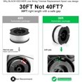 thumbnail image 3 of Bobina de repuesto de línea de 30 pies 0.065 para bordeadoras Black + Decker Paquete de 6, 3 of 5