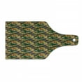 thumbnail image 1 of Clown Cutting Board, Continuous Colorful Underwater Pattern with Tropical Fish Type Reef and Corals Print, Decorative Tempered Glass Cutting and Serving Board, in 3 Sizes, by Ambesonne, 1 of 2