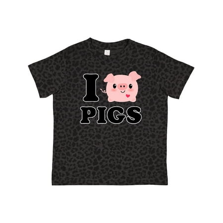 

Inktastic I Love Pigs Gift Toddler Boy or Toddler Girl T-Shirt