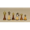 Staunton Metal and Wood Maple & Golden Rosewood Chessmen