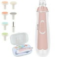 thumbnail image 2 of POINTERTECK Baby Nail Trimmer Baby Nail File Electric Baby Nail Clippers with Light Nail Trimmer Manicure Set Safe Baby Fingernail Clippers with LED Light BPA Free for Infant Toddler Newb, 2 of 11