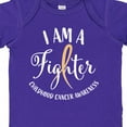 thumbnail image 4 of Inktastic I Am a Fighter Childhood Cancer Awareness Boys or Girls Baby Bodysuit, 4 of 5