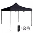 thumbnail image 1 of Carpa plegable Oxford de lona negra 600D UV, 3 x 3 m, 1 of 1