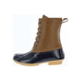 thumbnail image 3 of SPORTO Womens Brown Bootie Waterproof Ariel Round Toe Block Heel Lace-Up Duck Boots 7.5 M, 3 of 4