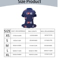 thumbnail image 3 of HonestMatter Dog Jumpsuit Pet Pajamas Warm Puppy Jumpsuit Cotton Blend Winter Outfit for Small Dogs Cats Love Print Blue XL, 3 of 9