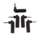 thumbnail image 1 of 5PCS 3.5mm 90 gra Adaptador d Conector de auricures en ángulo Baoblaze Adaptador de auriculares Jack, 1 of 8