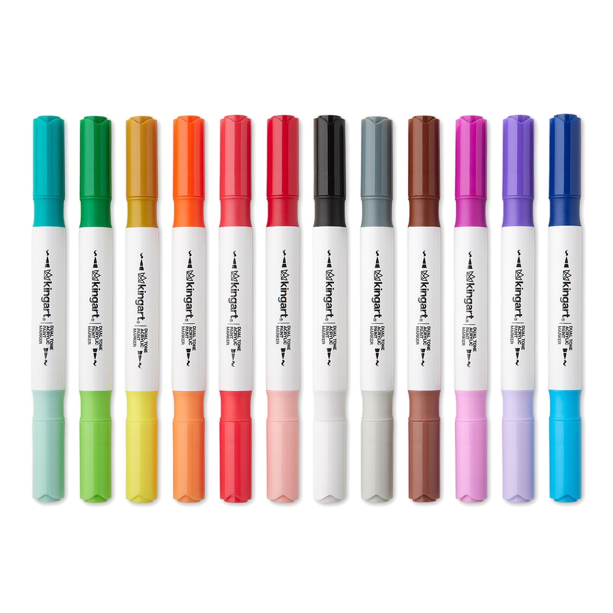 36 PC. TWIN-TIP ACRYLIC PAINT MARKERS