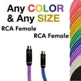 thumbnail image 6 of Coluber Cable - RCA Female to RCA Female - Pro Audio Music Powered Connector, 6 of 7