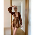 thumbnail image 3 of SAYOO Vestido de manga larga de estilo femenino SAYOO moda, 3 of 9